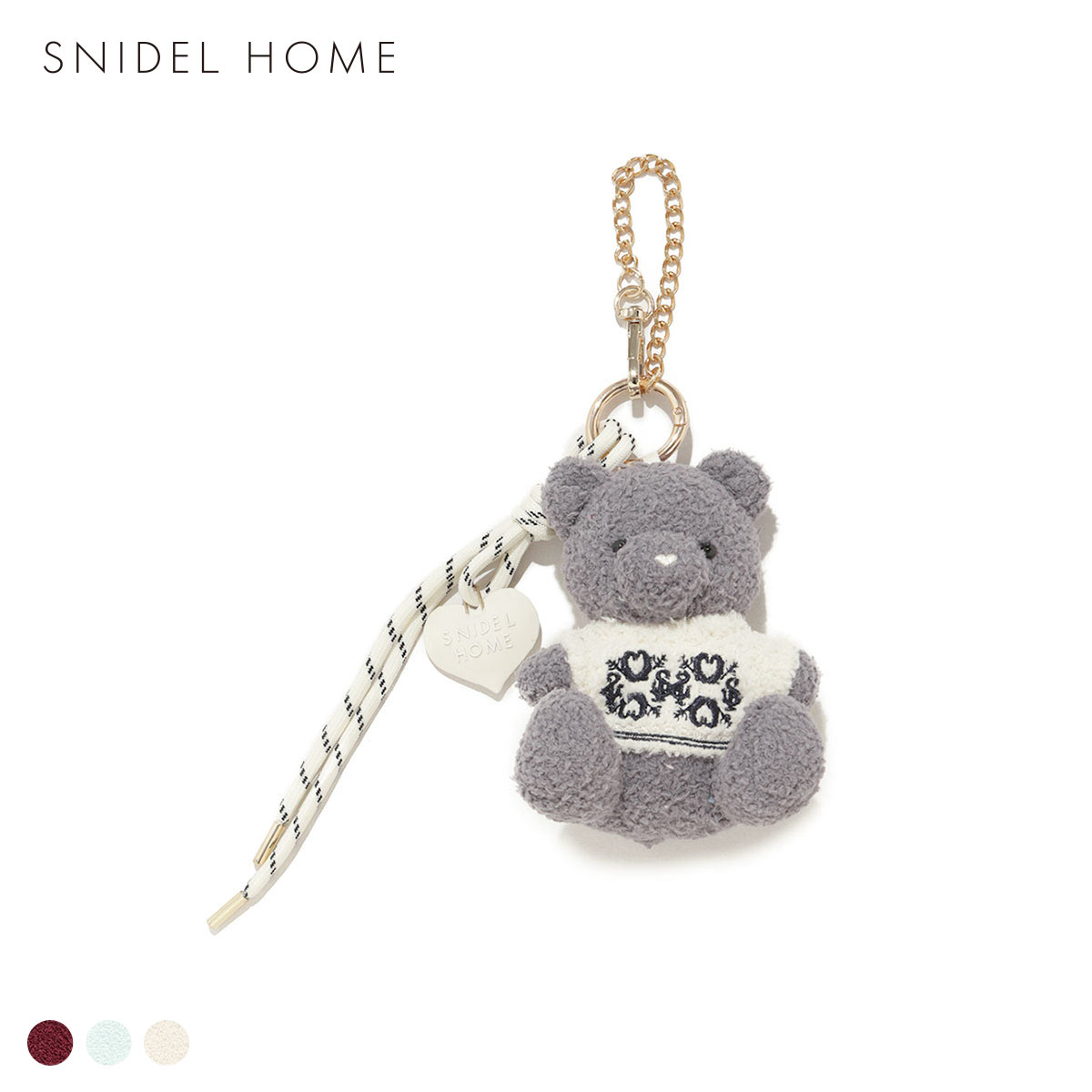 スナイデルホーム ニットクマチャーム SNIDEL HOME(IV-アイボリー-Free)