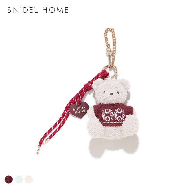 スナイデルホーム ニットクマチャーム SNIDEL HOME