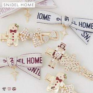 スナイデルホーム ロゴリボン＆デザインモチーフヘアピン SNIDEL HOME