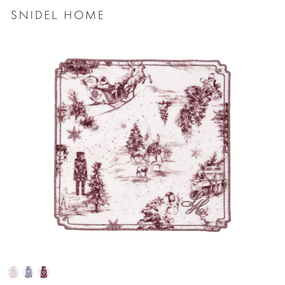 スナイデルホーム ホリデージュイハンドタオル SNIDEL HOME(BUR-バーガンディ-Free)