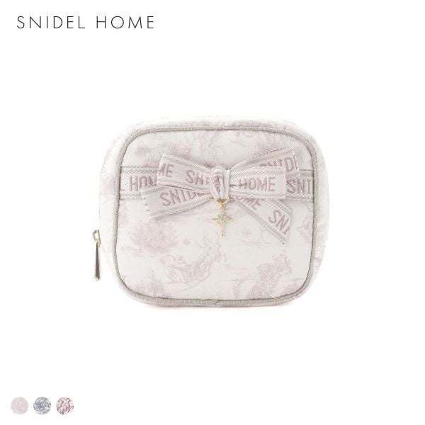 スナイデルホーム ロゴリボンホリデージュイポーチ SNIDEL HOME