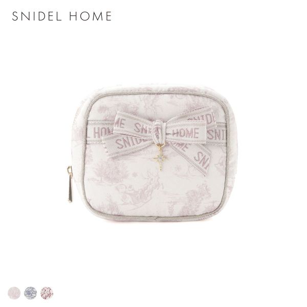 スナイデルホーム ロゴリボンホリデージュイポーチ SNIDEL HOME