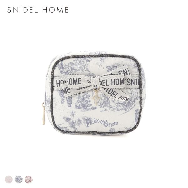 スナイデルホーム ロゴリボンホリデージュイポーチ SNIDEL HOME