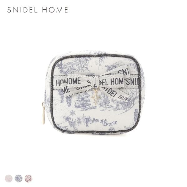 スナイデルホーム ロゴリボンホリデージュイポーチ SNIDEL HOME