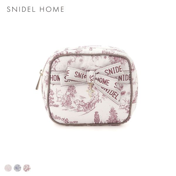スナイデルホーム ロゴリボンホリデージュイポーチ SNIDEL HOME