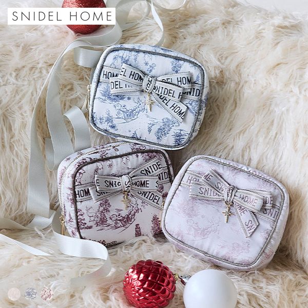 スナイデルホーム ロゴリボンホリデージュイポーチ SNIDEL HOME