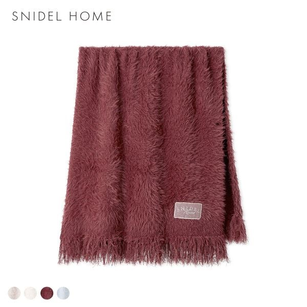 スナイデルホーム シャギーマフラーブランケット SNIDEL HOME