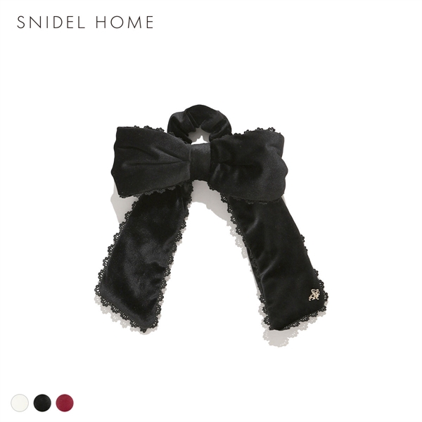 スナイデルホーム ベロアリボンシュシュ SNIDEL HOME