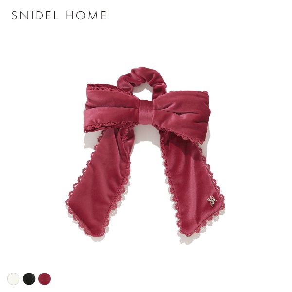 スナイデルホーム ベロアリボンシュシュ SNIDEL HOME