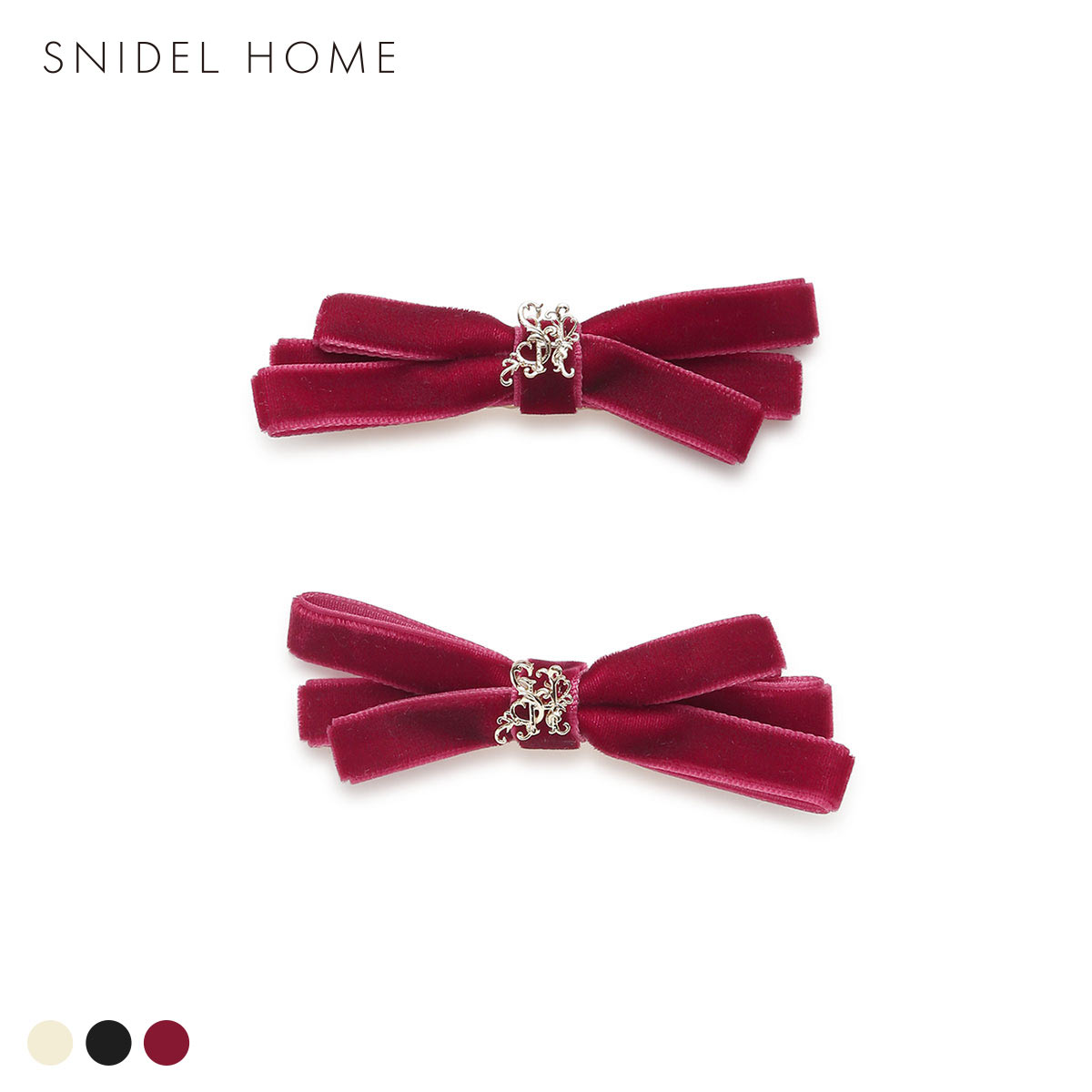 スナイデルホーム リボンヘアピン SNIDEL HOME(RE-レッド-Free)