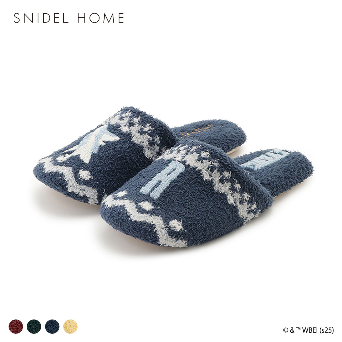 スナイデルホーム Harry Potter ニットスリッパ ルームシューズ SNIDEL HOME ハリー・ポッター(NV-ネイビー-Free)