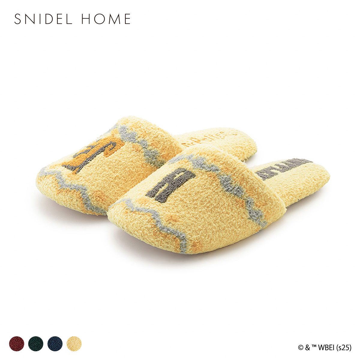 スナイデルホーム Harry Potter ニットスリッパ ルームシューズ SNIDEL HOME ハリー・ポッター(YE-イエロー-Free)