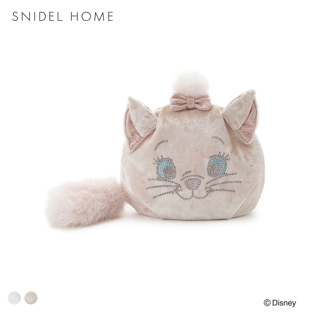 スナイデルホーム The Aristocats モチーフポーチ SNIDEL HOME(LPI-薄ピンク-Free)