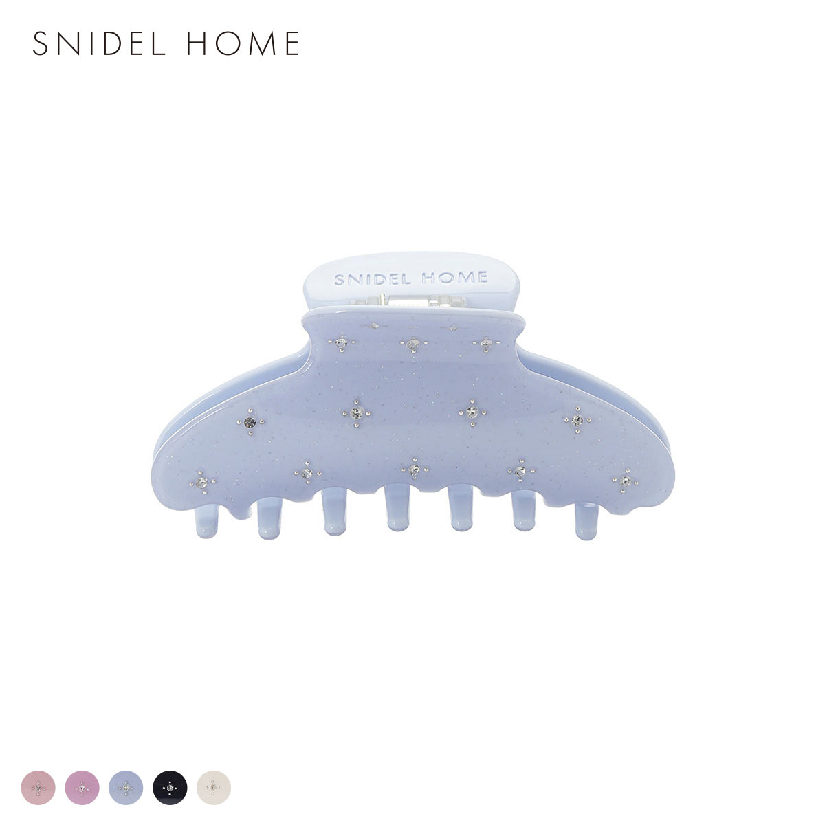 スナイデルホーム ビジューヘアバンス SNIDEL HOME(LBU-薄ブルー-Free)