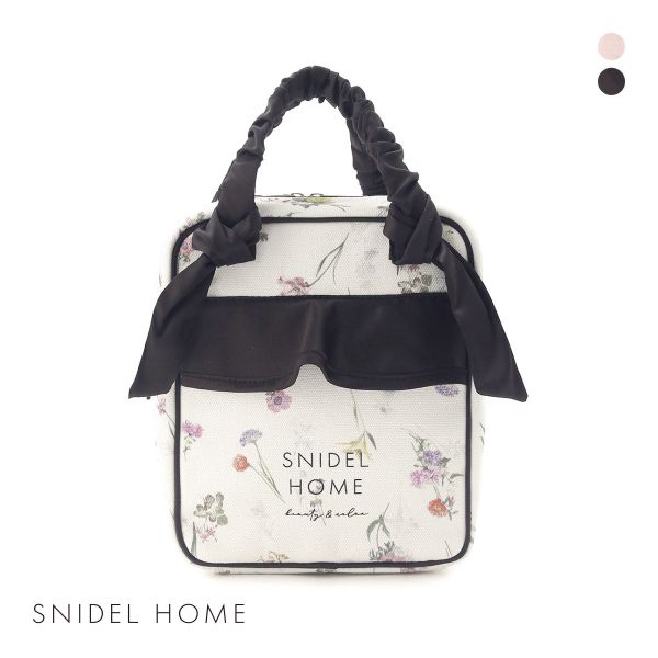 スナイデルホーム キャンバストラベルポーチ FLOWER  SNIDEL HOME