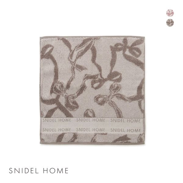 スナイデルホーム リボンジャカードハンドタオル SNIDEL HOME