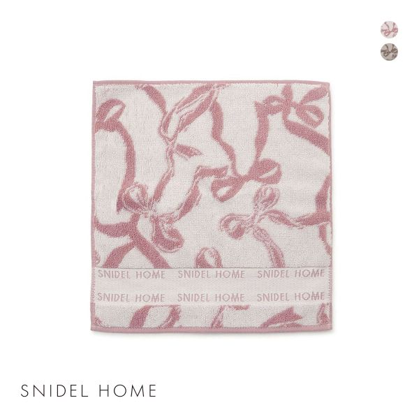 スナイデルホーム リボンジャカードハンドタオル SNIDEL HOME