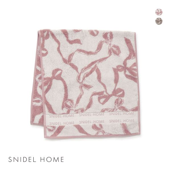 スナイデルホーム リボンジャカードフェイスタオル SNIDEL HOME