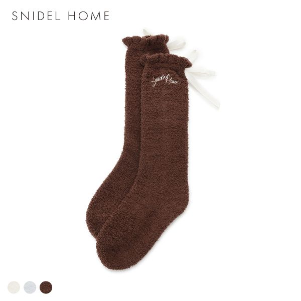 スナイデルホーム レディース Milcrea リボンニットソックス SNIDEL HOME Valentine バレンタイン