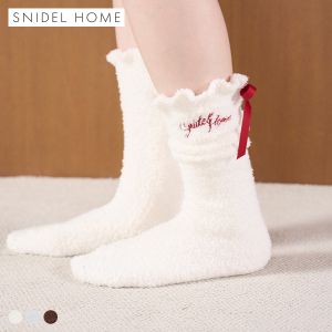 スナイデルホーム レディース Milcrea リボンニットソックス SNIDEL HOME Valentine バレンタイン
