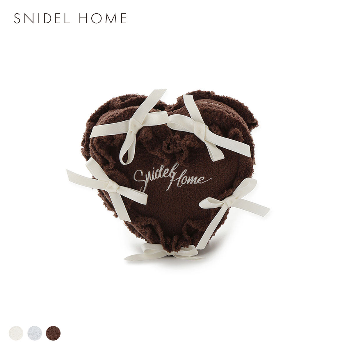 スナイデルホーム レディース Milcrea リボンケーキポーチ SNIDEL HOME Valentine バレンタイン(BR-ブラウン-Free)