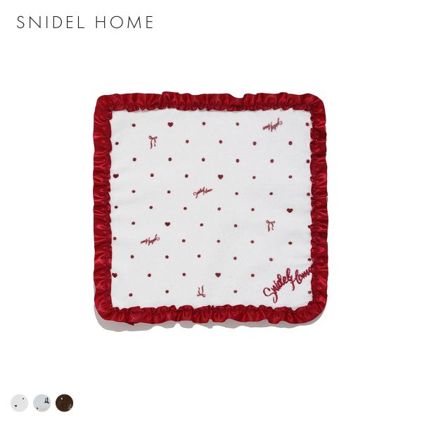 スナイデルホーム フリルハンドタオル SNIDEL HOME Valentine バレンタイン