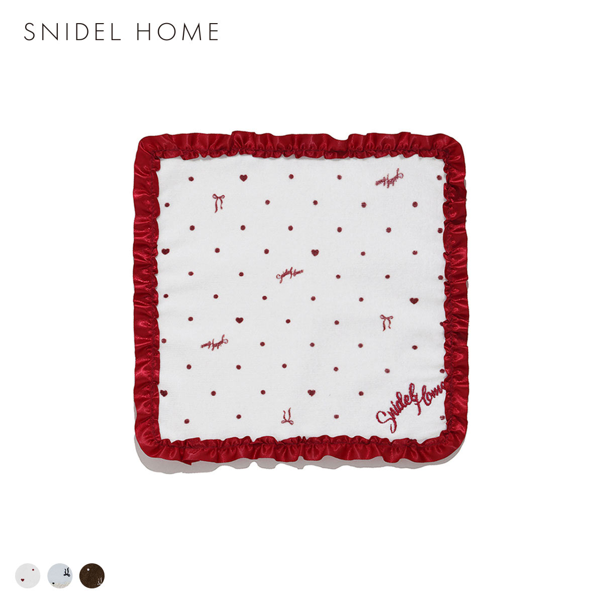 スナイデルホーム フリルハンドタオル SNIDEL HOME Valentine バレンタイン