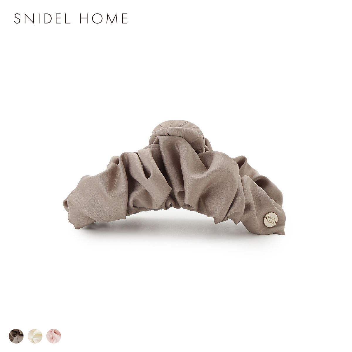 スナイデルホーム サテンフリルヘアバンス SNIDEL HOME(MO-モカ-Free)