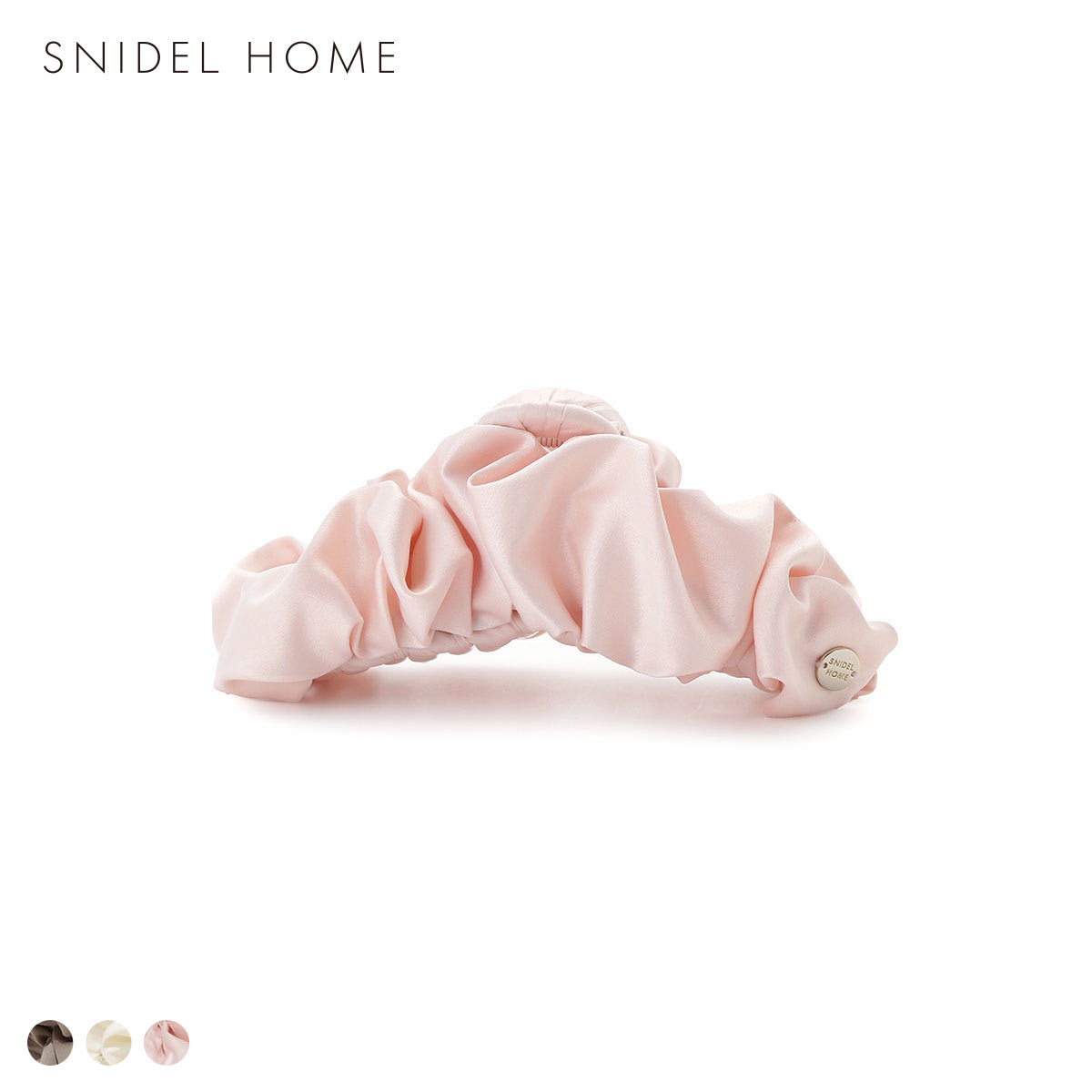 スナイデルホーム サテンフリルヘアバンス SNIDEL HOME(PI-ピンク-Free)