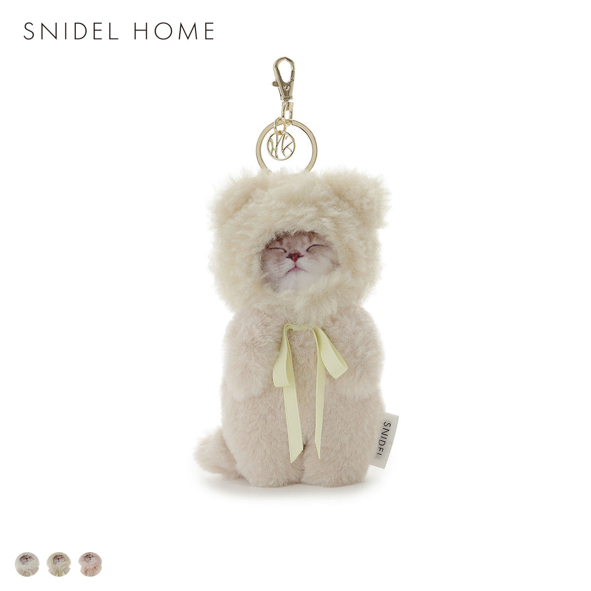 スナイデルホーム KOROMO ぬいぐるみチャーム SNIDEL HOME(YE-イエロー-Free)