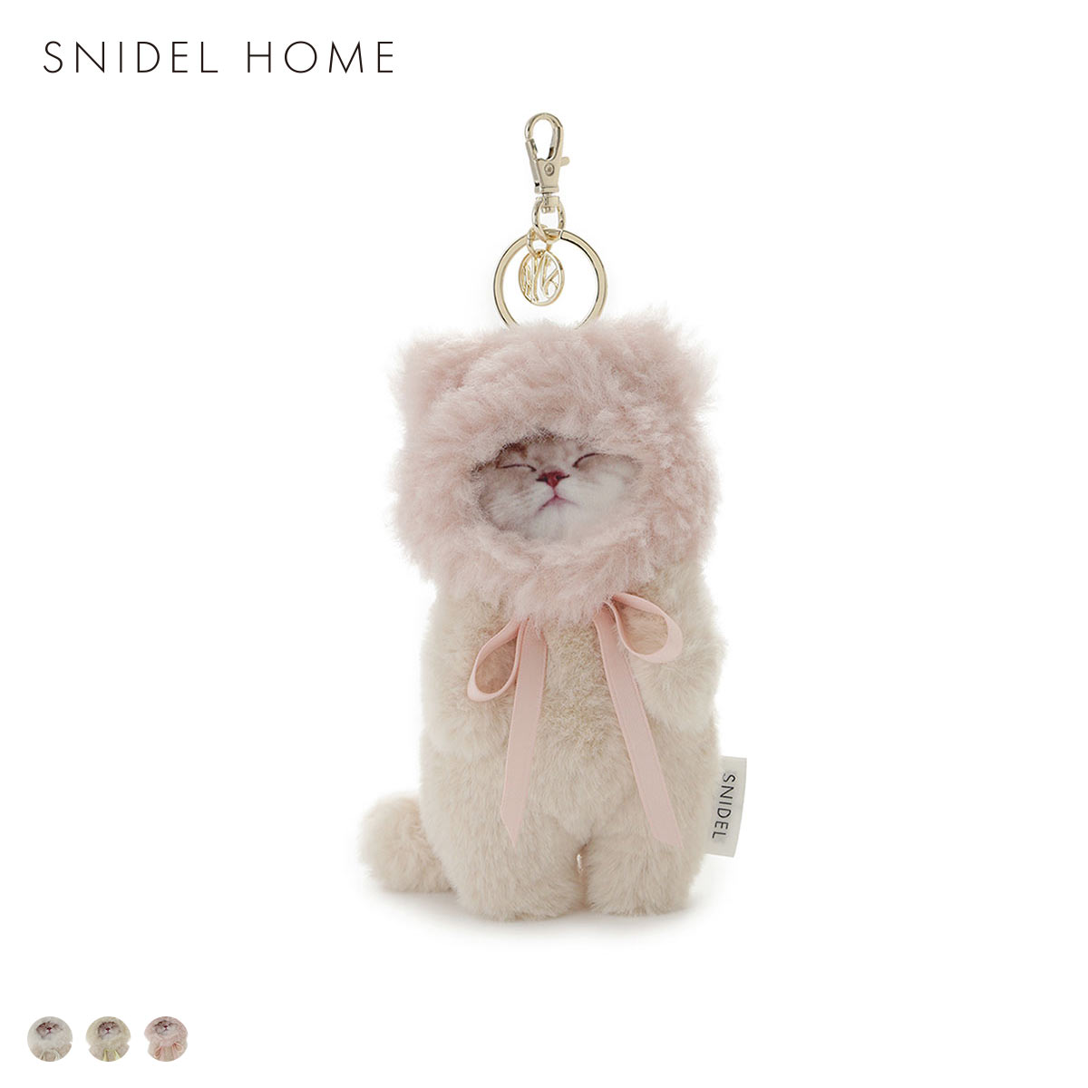 スナイデルホーム KOROMO ぬいぐるみチャーム SNIDEL HOME(PI-ピンク-Free)