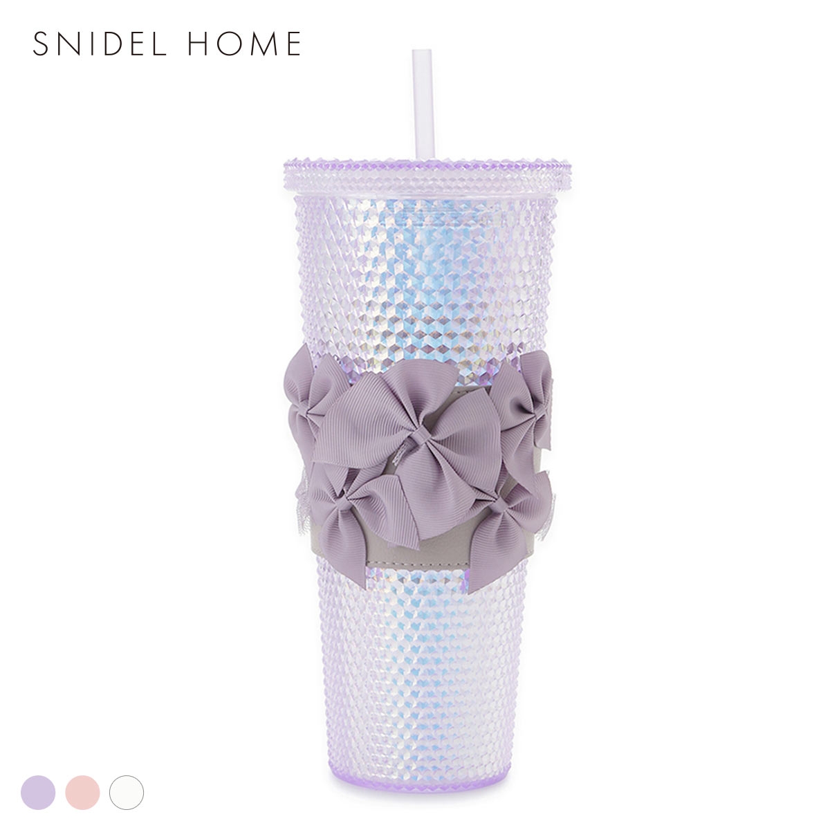 スナイデルホーム リボンスリーブタンブラー SNIDEL HOME(LV-ラベンダー-Free)