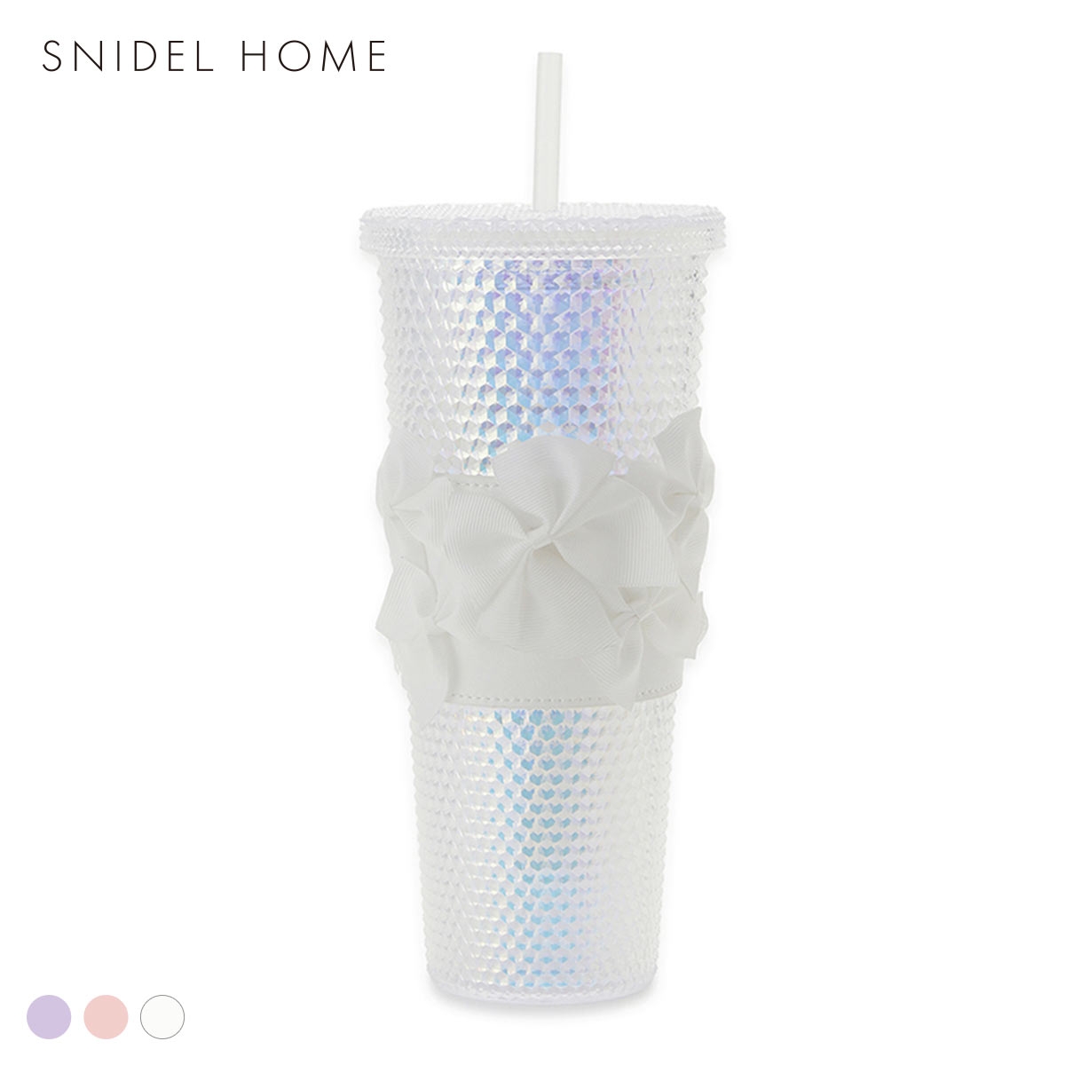 スナイデルホーム リボンスリーブタンブラー SNIDEL HOME(WH-ホワイト-Free)