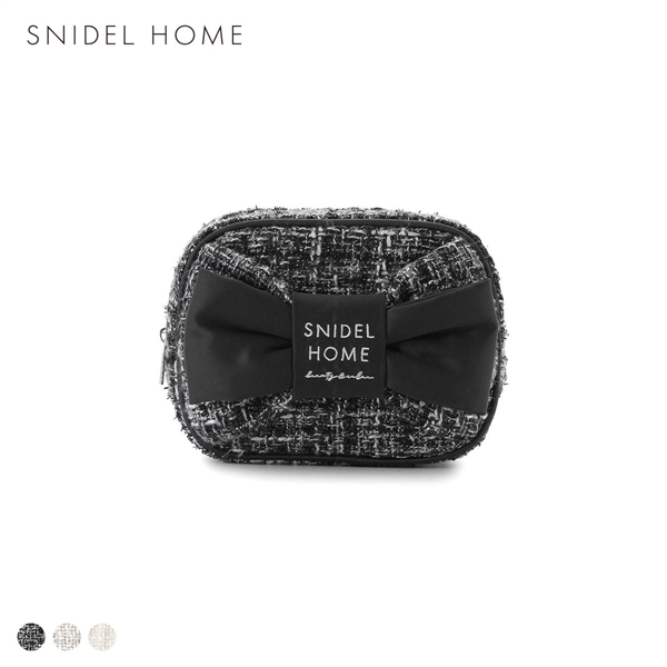 スナイデルホーム ツイードリボンポーチ SNIDEL HOME