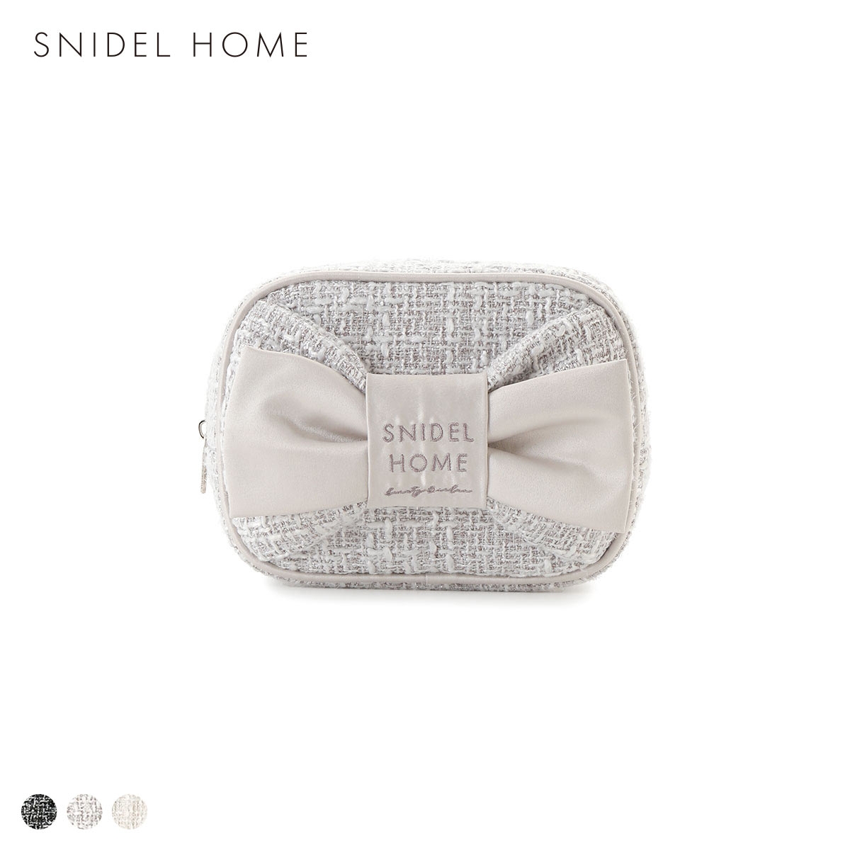 スナイデルホーム ツイードリボンポーチ SNIDEL HOME(BE-ベージュ-Free)