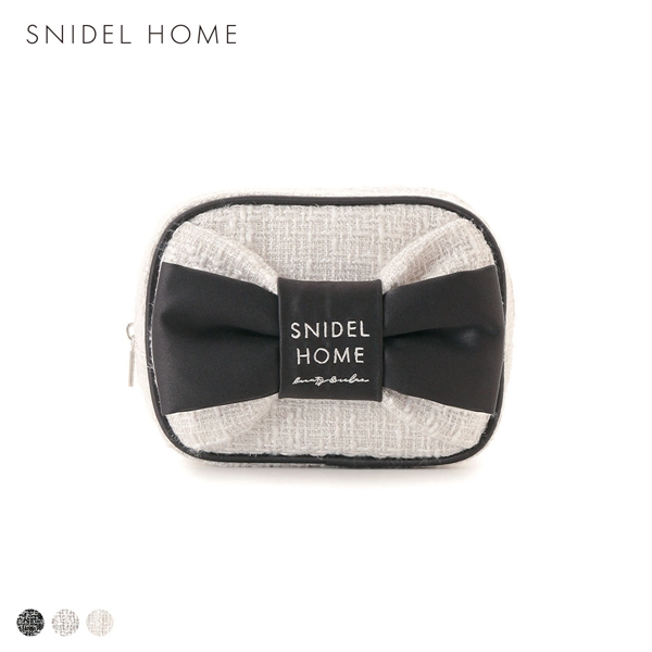 スナイデルホーム ツイードリボンポーチ SNIDEL HOME