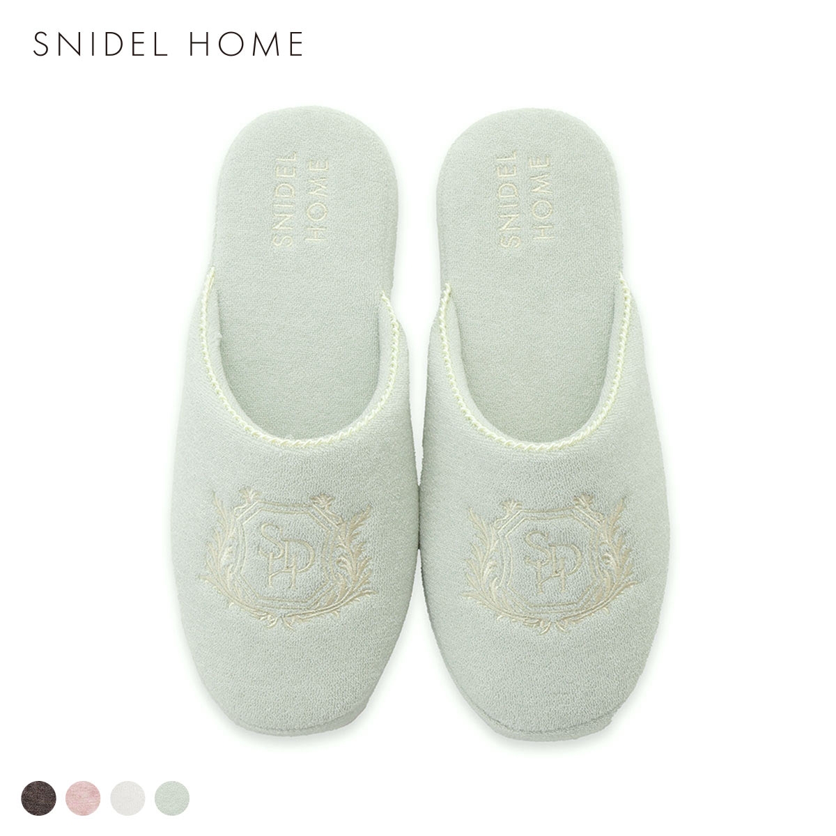 スナイデルホーム sorbet light エンブレムパイルルームシューズ SNIDEL HOME(MI-ミント-Free)