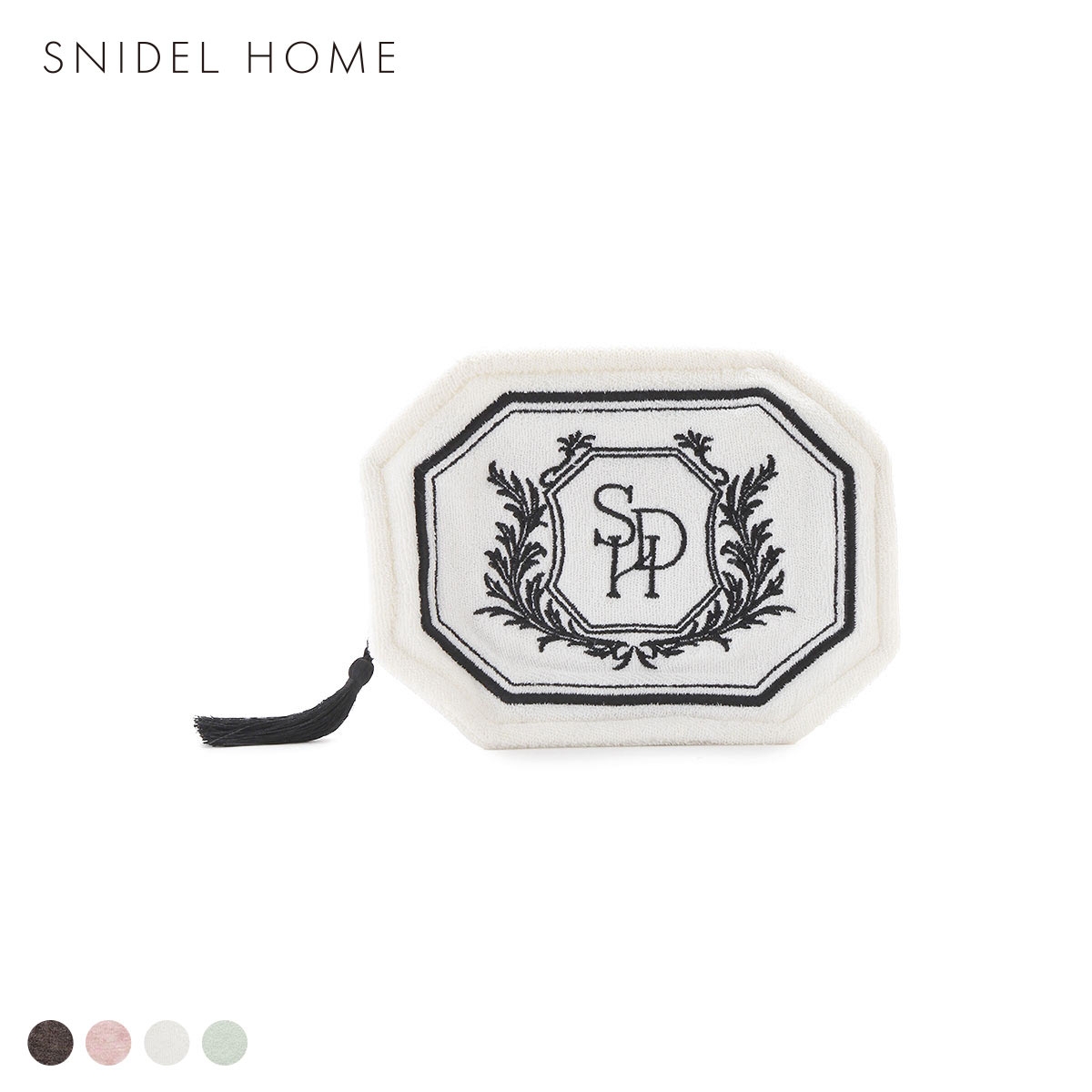 スナイデルホーム sorbet light エンブレムパイルポーチ SNIDEL HOME(IV-アイボリー-Free)