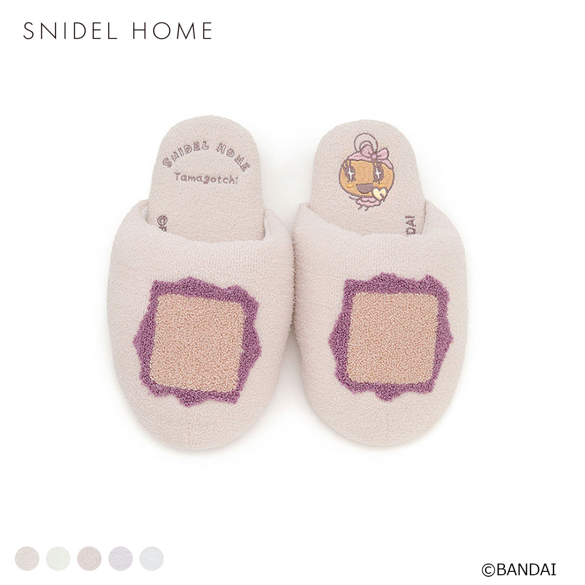 スナイデルホーム たまごっち ニットルームシューズ パジャマ ルームウェア SNIDEL HOME(PE-ピーチ-Free)