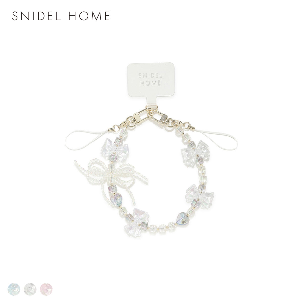 スナイデルホーム マルチリボンストラップ SNIDEL HOME(WH-ホワイト-Free)