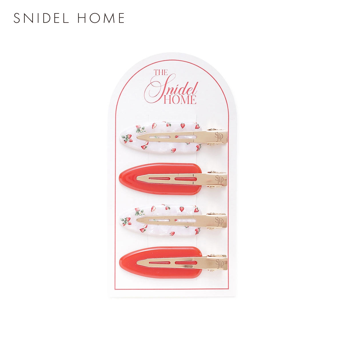 スナイデルホーム ストロベリープリントヘアピン SNIDEL HOME(WH-ホワイト-Free)