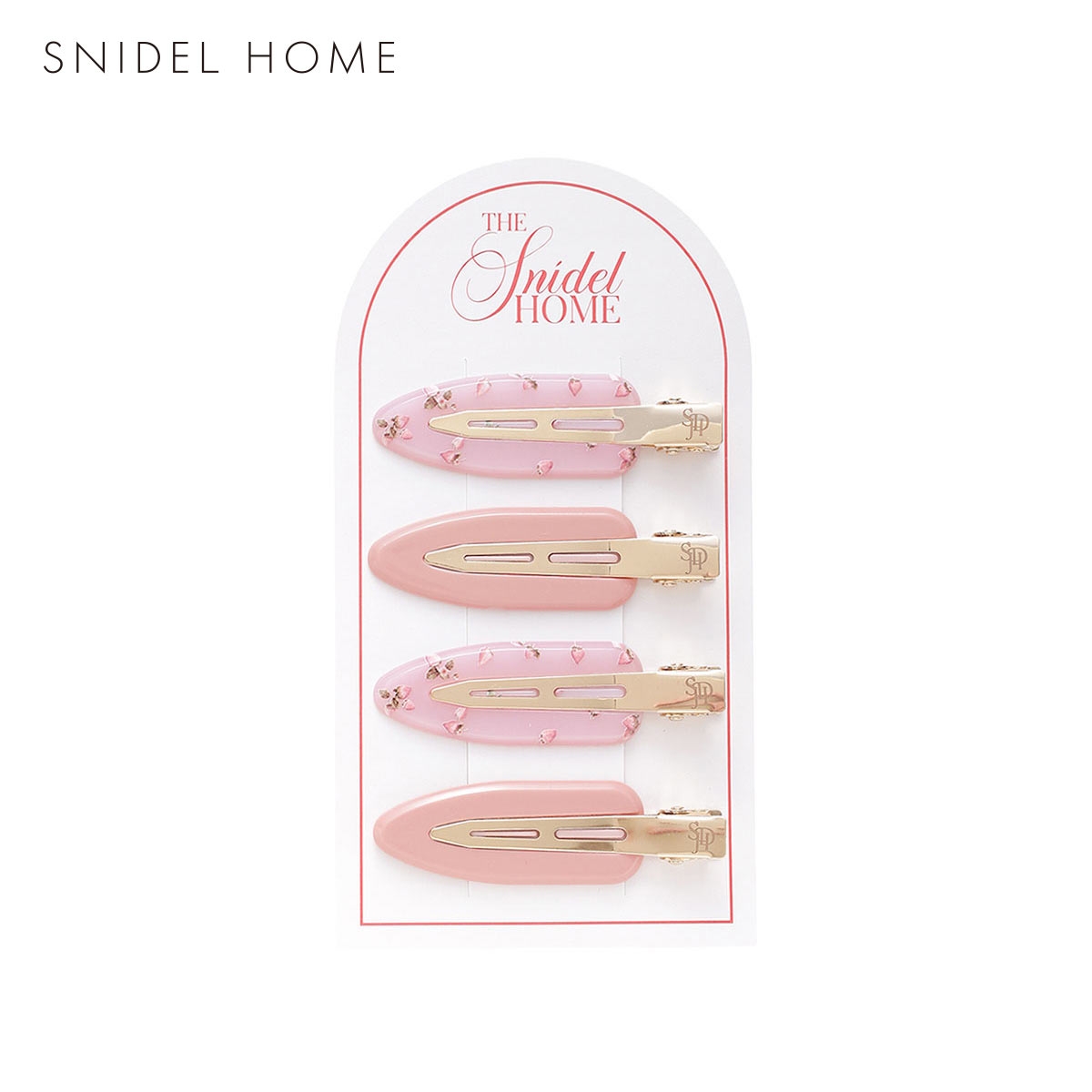スナイデルホーム ストロベリープリントヘアピン SNIDEL HOME(PI-ピンク-Free)