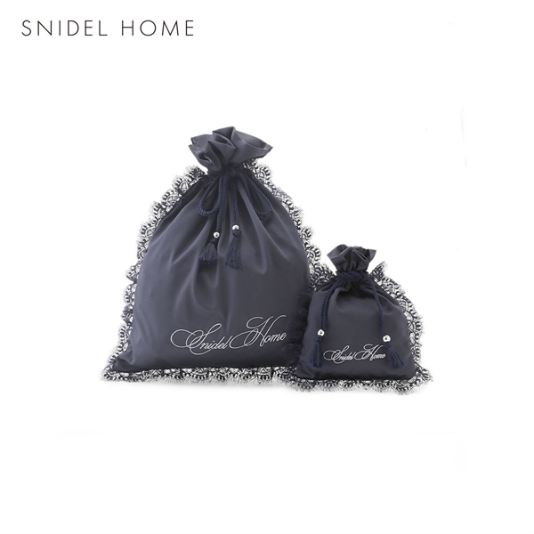 スナイデルホーム サテンレース巾着 SNIDEL HOME