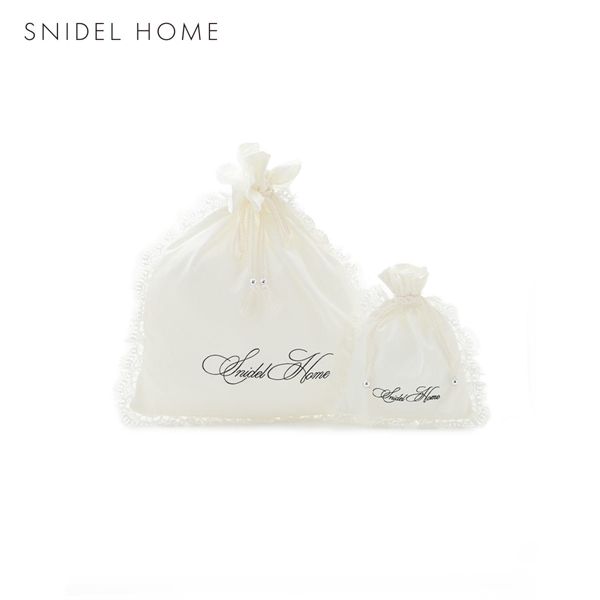 スナイデルホーム サテンレース巾着 SNIDEL HOME