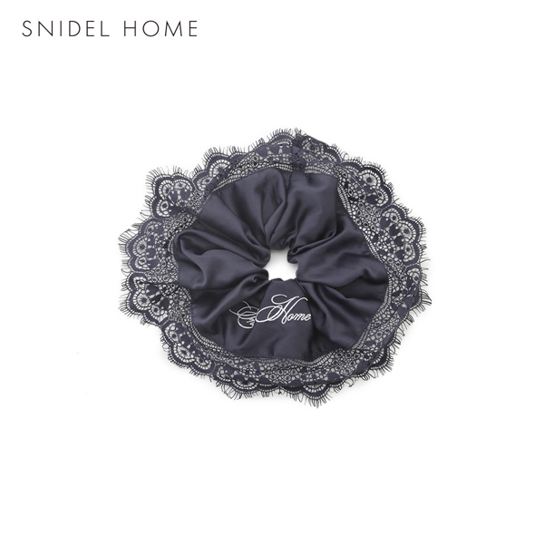 スナイデルホーム サテンレースシュシュ SNIDEL HOME