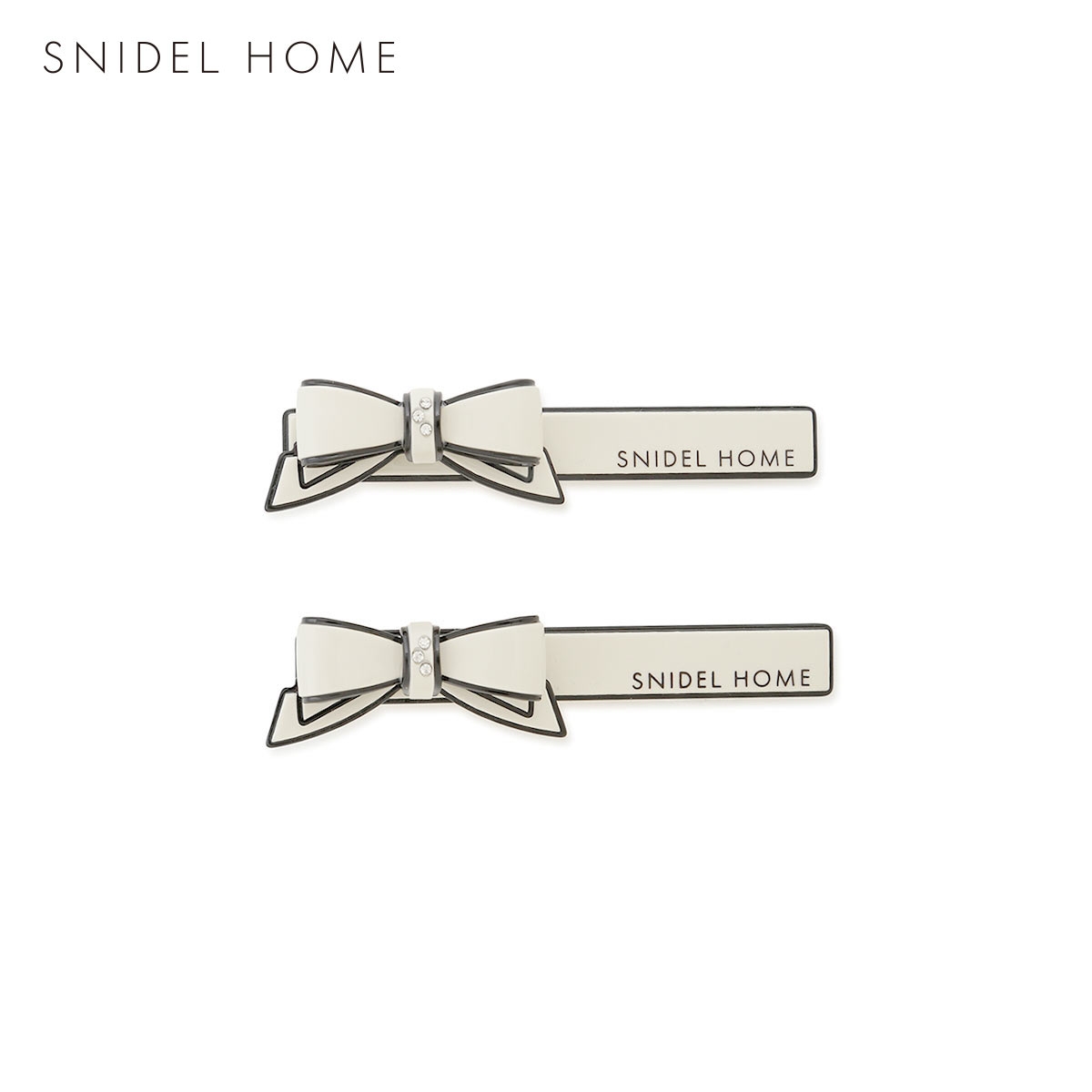 スナイデルホーム アセチリボンヘアピン SNIDEL HOME(IV-アイボリー-Free)