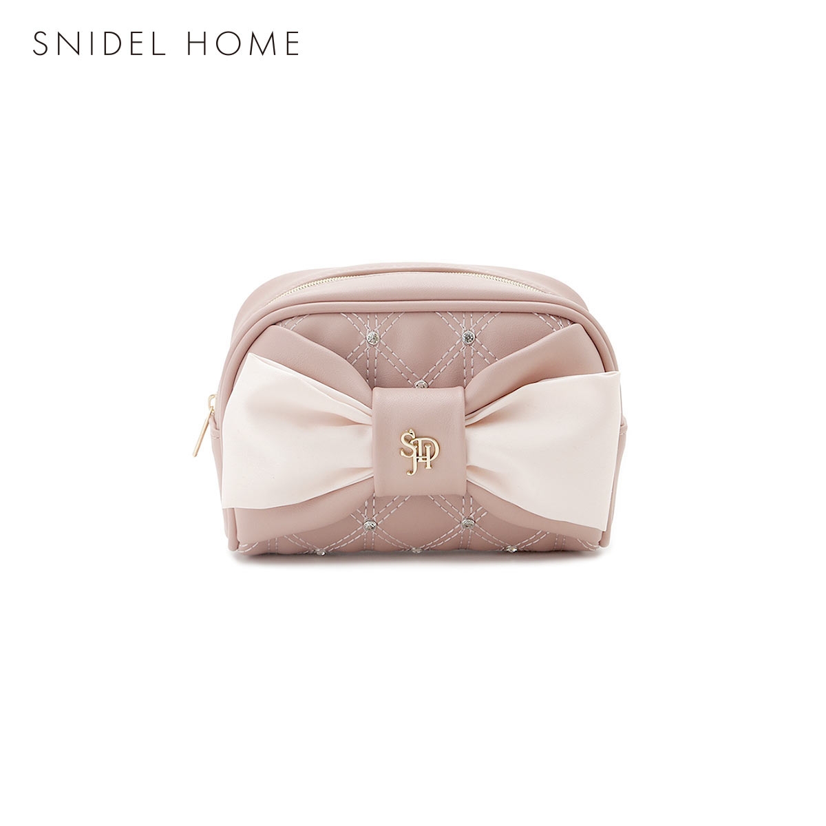 スナイデルホーム リボンキルティングポーチ SNIDEL HOME(PI-ピンク-Free)