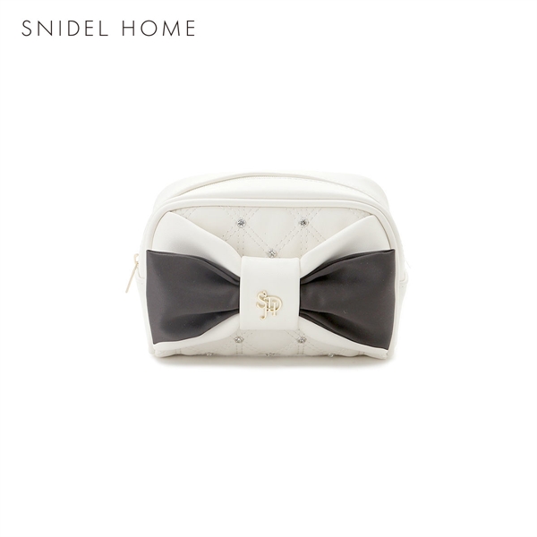 スナイデルホーム リボンキルティングポーチ SNIDEL HOME