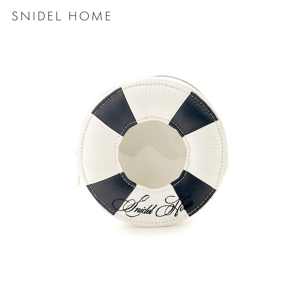スナイデルホーム ウキワモチーフポーチ SNIDEL HOME(BK-ブラック-Free)