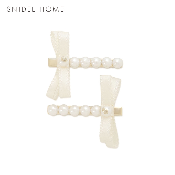 スナイデルホーム サテンリボンパールピン SNIDEL HOME